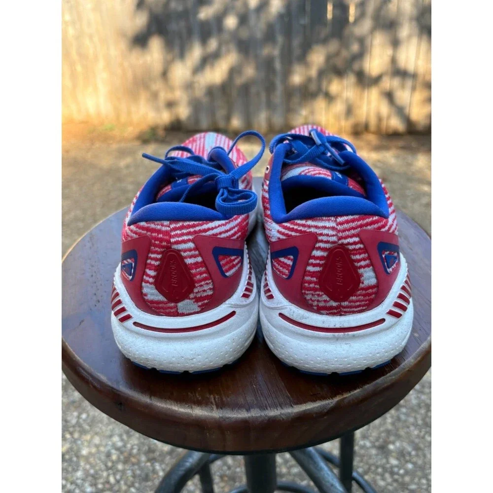 Brooks Adrenaline Gts Womens Size 9.5 Red White Athletic Lace-up Closure